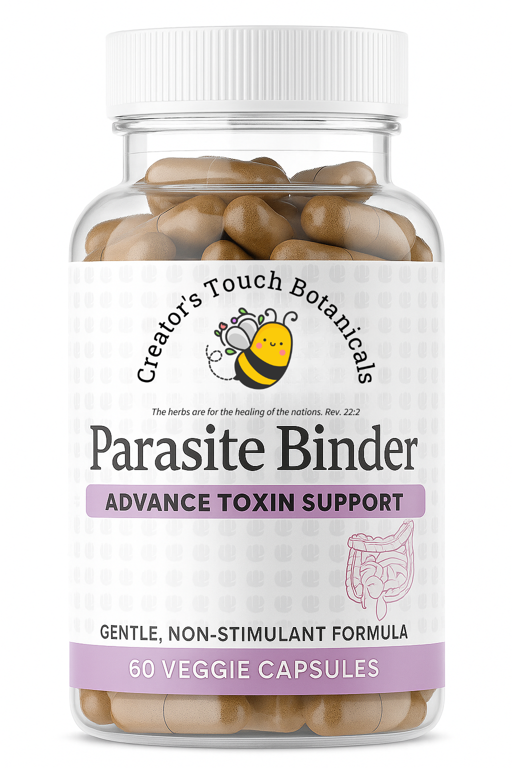 Parasite Cleanse Detox Kit – Alcohol based Tincture + Binder Capsules | 1oz + 60 ct Binder