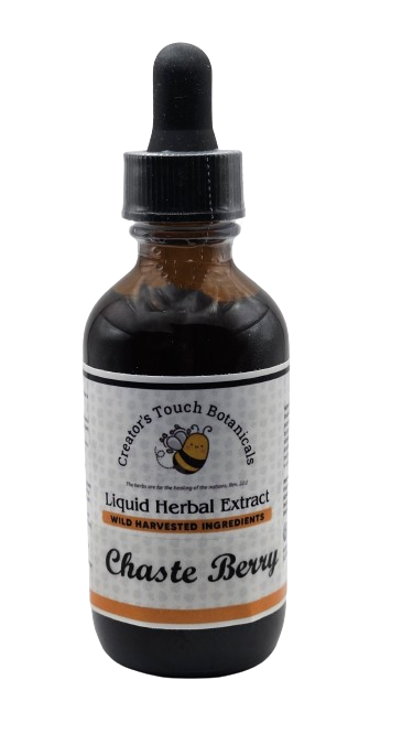 Chaste Berry Tincture | 1 oz & 2 oz | Vitex agnus-castus