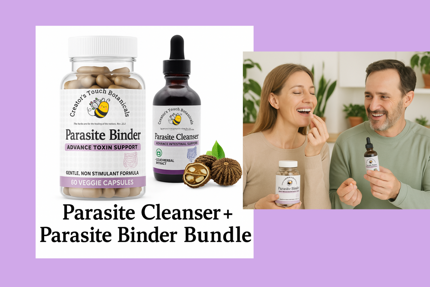 Parasite Cleanser & Binder Detox Kit – Capsules | 60ct Binder capsules