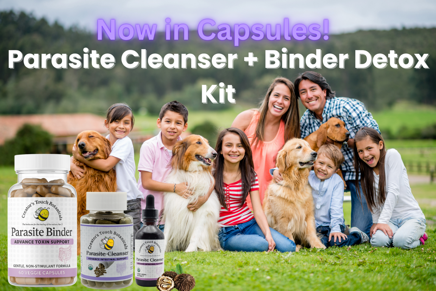 Parasite Cleanser & Binder Detox Kit – Capsules | 60ct Binder capsules