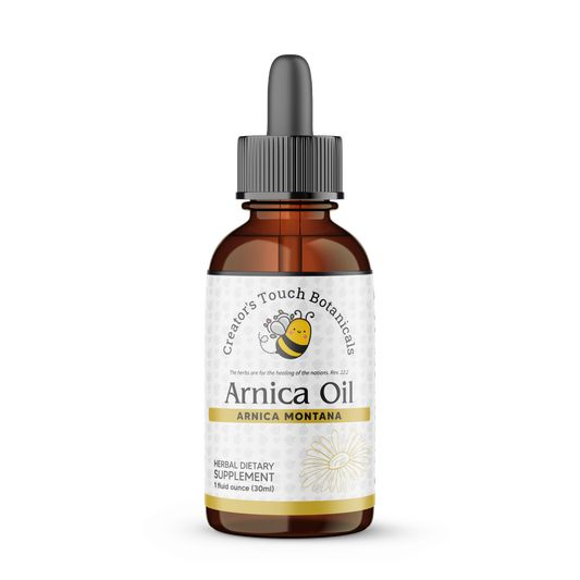 Arnica Oil 1 fl oz – Natural Relief for Bruises, Aches & Muscle Pain | Creator’s Touch Botanicals