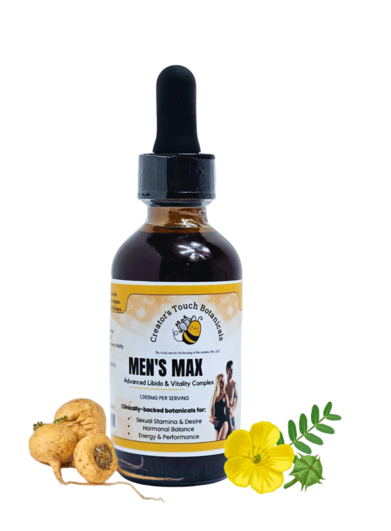 Men's Max Tincture, Libido support, Stamina, Testosterone boost, 2 fl. oz