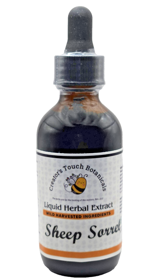 Sheep Sorrel Herbal Tincture, 1 fl.oz & 2 fl. oz.