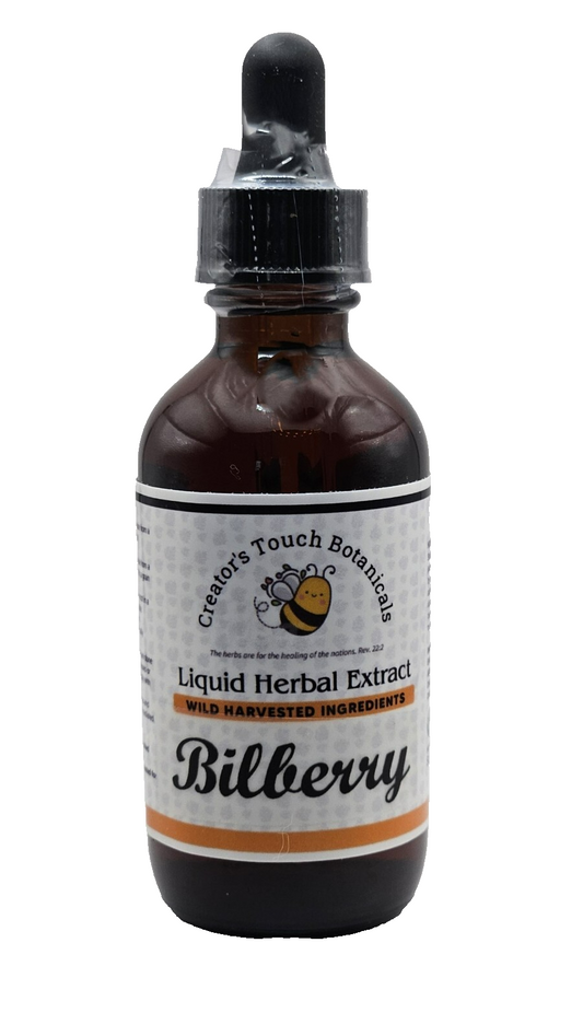 Bilberry Herbal Tincture Vaccinium myrtillus | 1 & 2 fl oz