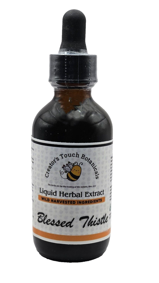 Blessed Thistle Tincture |1 & 2 oz Herbal Extract Cnicus benedictus