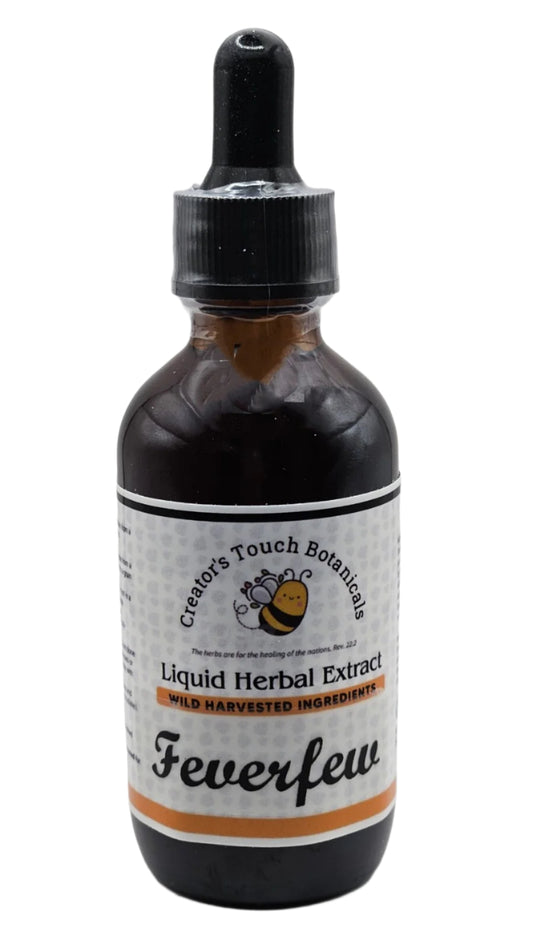 Feverfew Tincture – 1 fl. oz. & 2 fl. oz. | Tanacetum parthenium |