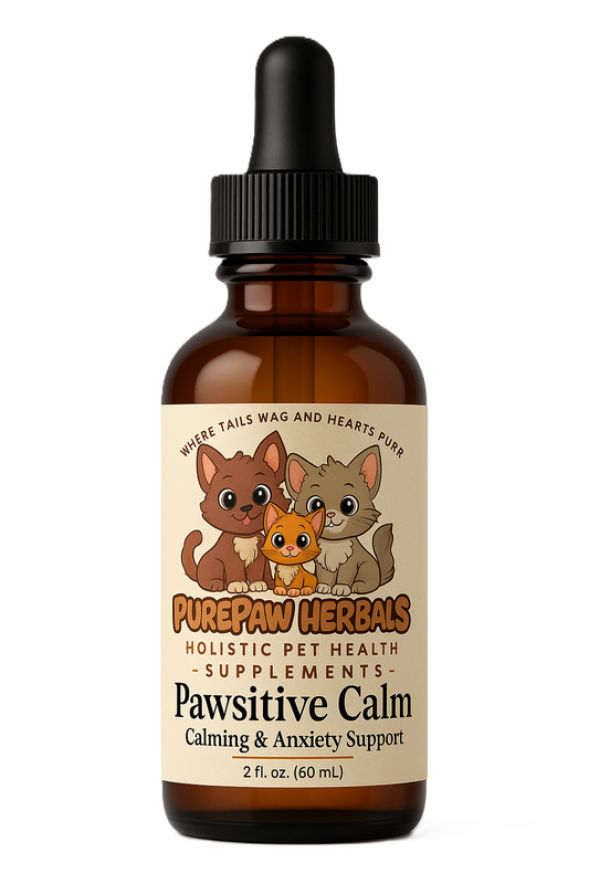 Cat Calming Drops – Melatonin, L-Theanine & Herbal Blend for Anxiety Relief | PurePaw Herbals