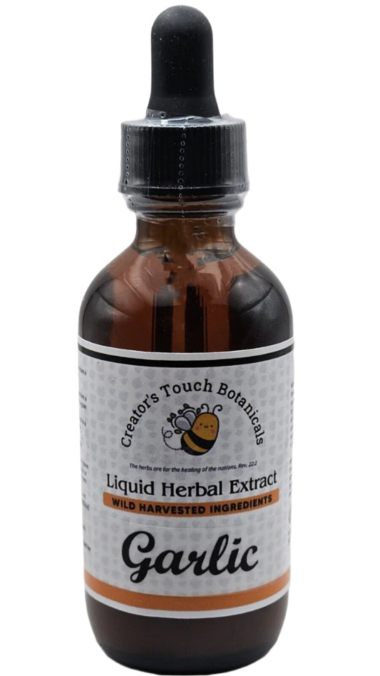 Garlic Tincture 1 oz & 2 oz Herbal Extract Supplement