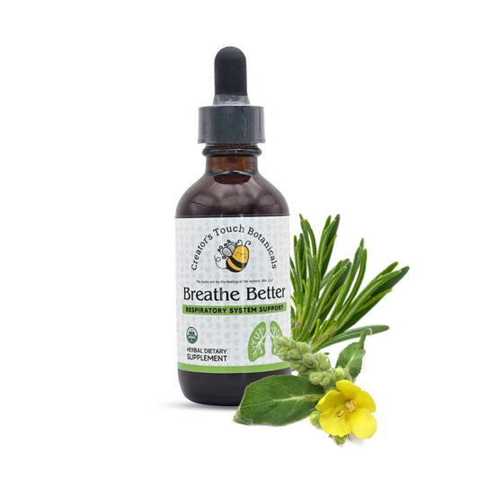 Breathe Better Formula – Herbal Respiratory Support Tincture | Creator’s Touch Botanicals