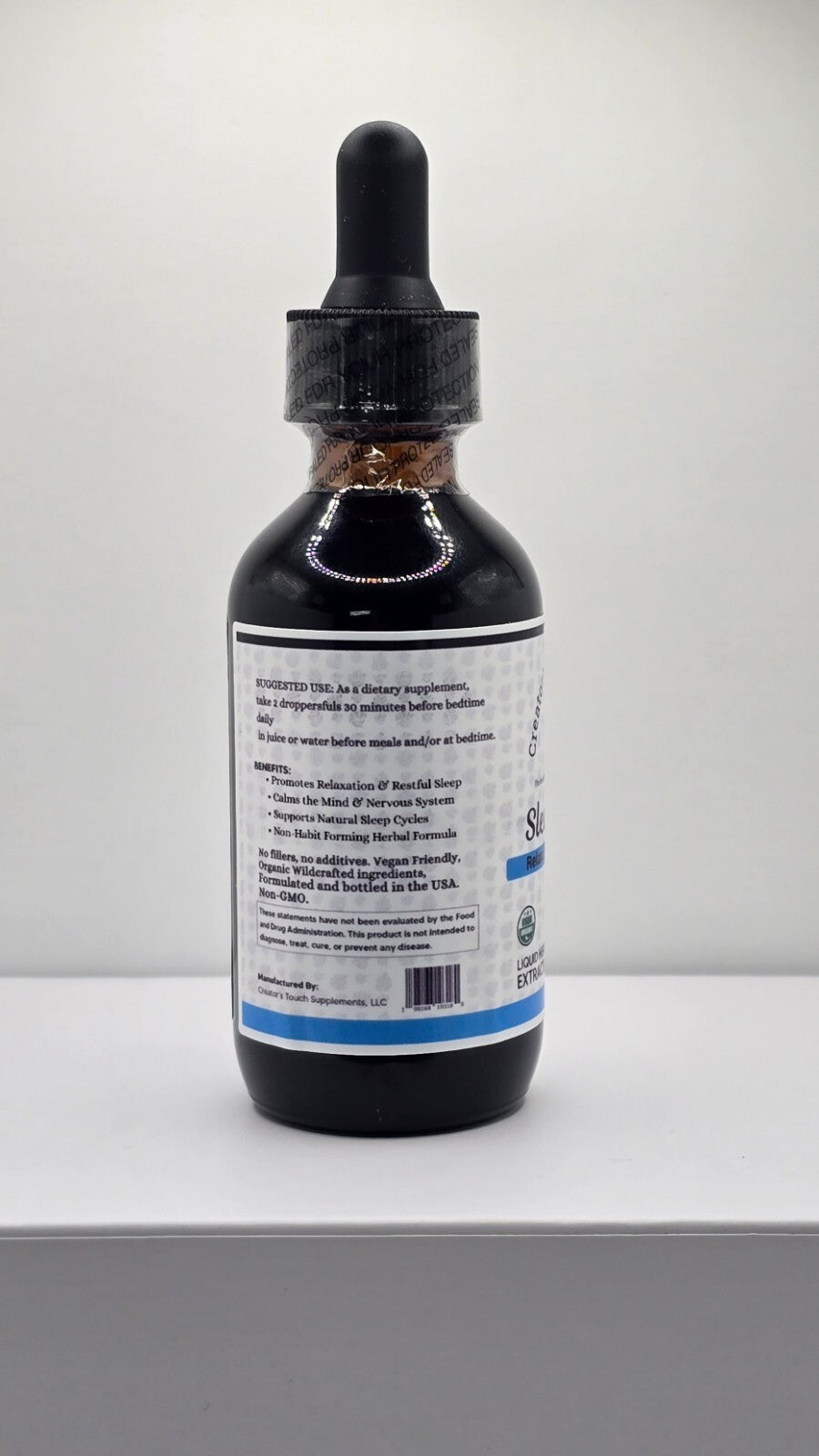 Sleep Better Support Blend 2oz - Melatonin 20mg L-Theanine 200mg Valerian Root |
