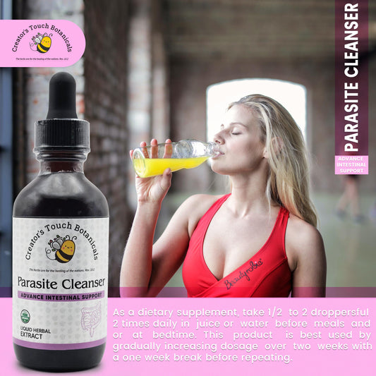 Alcohol-Free Parasite Cleanse Tincture – Herbal Detox for Intestinal Support | Creator’s Touch Botanicals