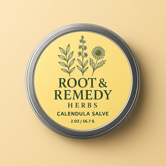 Calendula Salve Organic – Soothing Herbal Balm for Dry Skin, Minor Cuts, Cracked