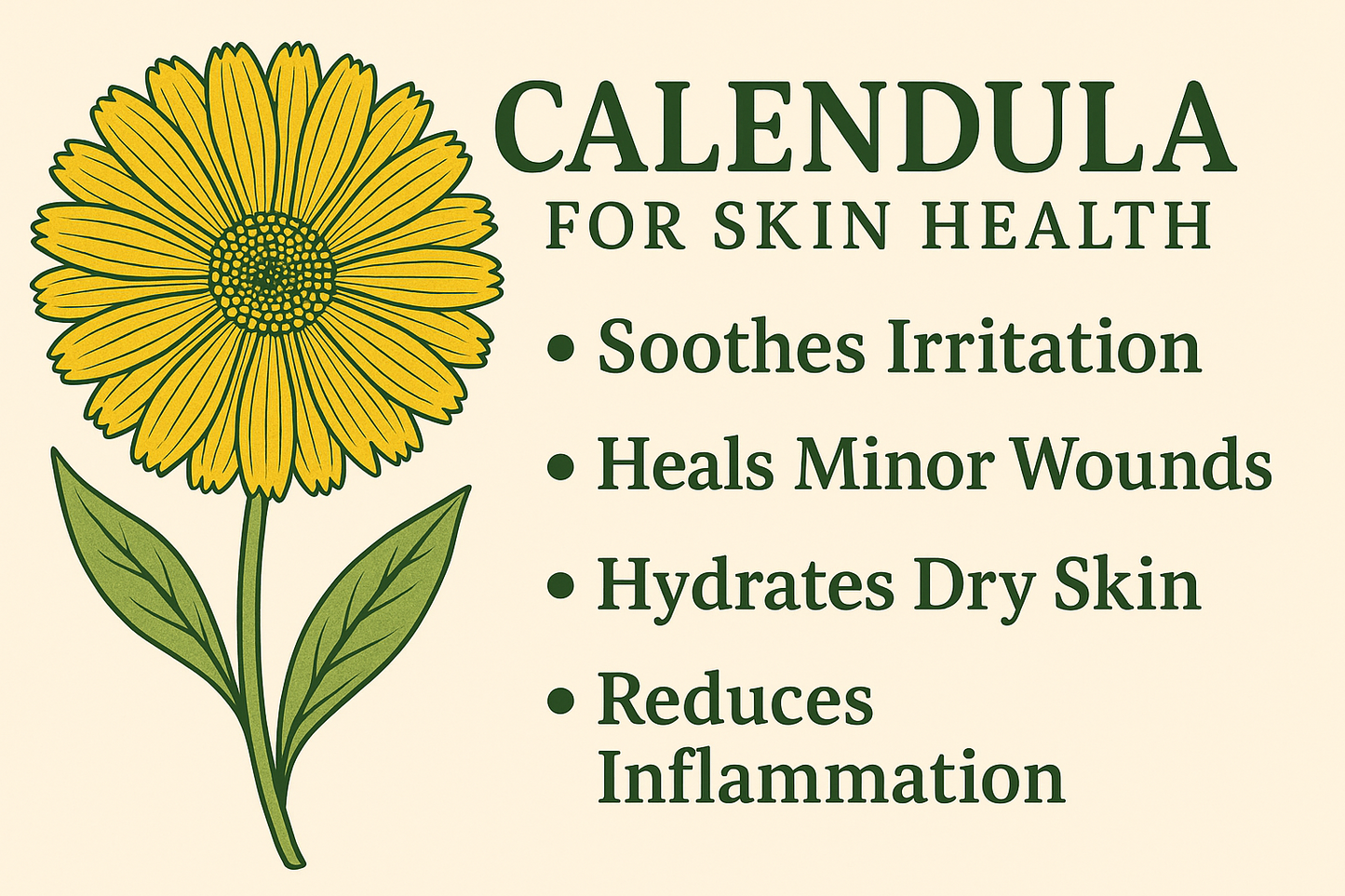 Calendula Salve Organic – Soothing Herbal Balm for Dry Skin, Minor Cuts, Cracked